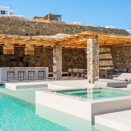Cielo Blu & Mare Blu Mykonos Villa Agios Ioannis Diakoftis