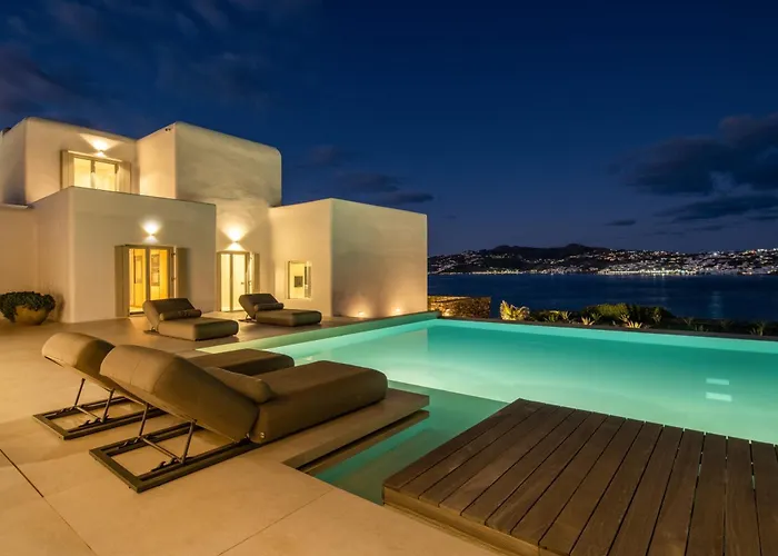 Cielo Blu & Mare Blu Mykonos Villa Agios Ioannis Diakoftis