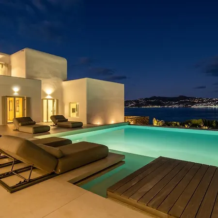 Cielo Blu & Mare Blu Mykonos Вилла Agios Ioannis Diakoftis