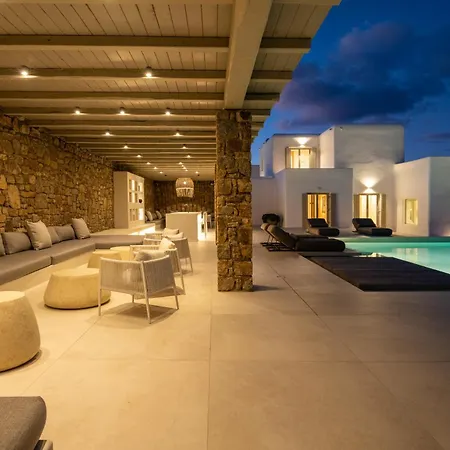 Cielo Blu & Mare Blu Mykonos Вилла Agios Ioannis Diakoftis