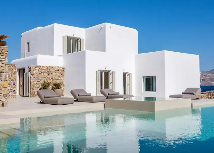 Villa Cielo Blu & Mare Blu Mykonos Agios Ioannis Diakoftis